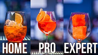 How to Make Aperol Spritz Home  Pro  Expert [upl. by Labotsirc]