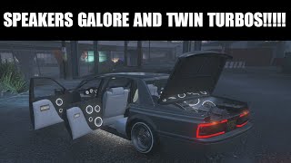 GTA 5  Lowriders DLC  Primo Build Speakers Rolls And Hydraulics [upl. by Anaehr895]