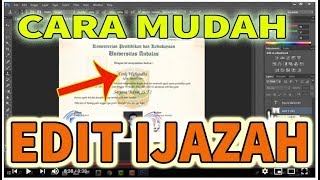 CARA MENGGANTI NAMA IJAZAH [upl. by Assirol513]