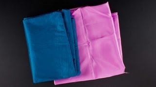 How To Sew With Satin And Taffeta [upl. by Meuse399]