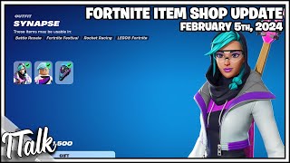 NEW SKIN DROP TOMORROW MID SHOP RN Fortnite Item Shop February 5th 2024 Fortnite Chapter 5 [upl. by Sanfourd669]