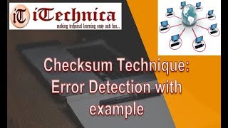 12 Checksum Error Detection with example [upl. by Kalinda]