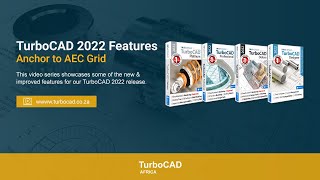 TurboCAD 2022 New Features Anchor to AEC Grid [upl. by Ardnasil]