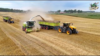 Chopping Wheat Straw with Zimmerman Family Harvesting  Wheat Harvest 2024 [upl. by Seldan]