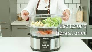 Lakeland Digital 3Tier Electric Steamer [upl. by Monreal]