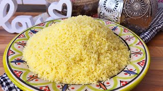 Einfacher Couscous Schritt für Schritt kochen  Beilage  marokkanische Rezepte [upl. by Nyved958]