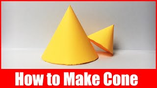 Easy Origami  4 Different Ways to Make a Cone  How Do You Make a Cone out of Paper  DIY Cones [upl. by Areehs]