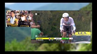 Tour de France 2020 Dramatic finish to Stage 20 [upl. by Aicnelav]