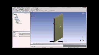 ANSYS System Coupling Two Way Fluid Structure Interaction  Part 1 [upl. by Eniale]