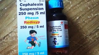 Phexin Redisyp 250ml suspension uses in hindi  Cephalexin 250ml Suspension uses benefits hindi [upl. by Kenimod]