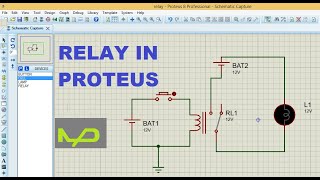 How to use relay in proteus  operating relay in proteus  relay in proteus simulation of relay [upl. by Lydie266]