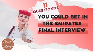 MASTER the EMIRATES Crew INTERVIEW 11 Essential Questions [upl. by Aeikan998]