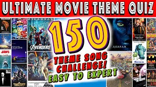 Guess The Movie Theme Song QUIZ CHALLENGE 150 Tracks [upl. by Adena512]