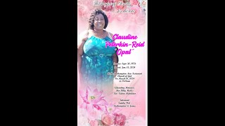 Funeral Of Claudine PeterkinReid [upl. by Anaele67]