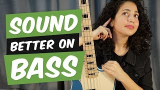 5 Tips on How to Sound Better on Bass Guitar [upl. by Anitram201]