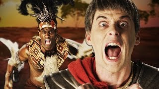 Shaka Zulu vs Julius Caesar Epic Rap Battles of History [upl. by Hickie]