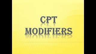 CPT MODIFIERS  24 2526  WITH EXAMPLES MEDICAL CODING [upl. by Rudelson307]