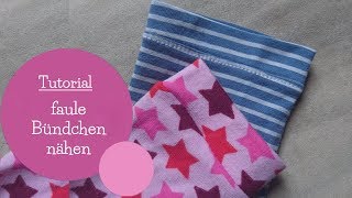 faule Bündchen nähen  easy cuffs  Nähschule  DIY Nähanleitung  mommymade [upl. by Aihsital]