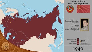 History of the Soviet Union Every Year [upl. by Eiryk]