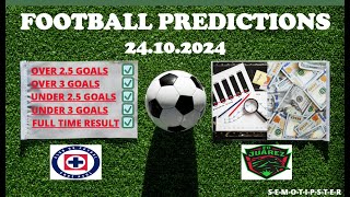 Football Predictions Today 24102024Today Match PredictionFootball Betting TipsSoccer Betting [upl. by Nylaf]