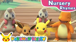 London Bridge is Falling Down  Nursery Rhyme  Kids Song  Pokémon Kids TV [upl. by Ylrevaw]