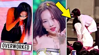 Kpop idols overworked amp Collapsing of stage [upl. by Malchus]