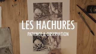 Hachures en dessin  patience amp observation [upl. by Bekah]