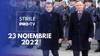 Știrile PRO TV  23 noiembrie 2022 [upl. by Kantor]