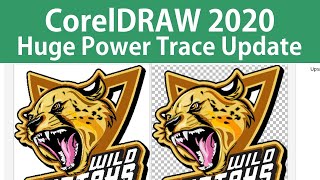 CorelDRAW 2020 Updated Power Trace Review [upl. by Nauhs784]