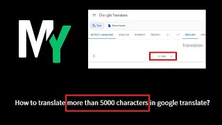 How to translate more than 5000 characters in google translate [upl. by Barnebas]