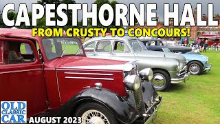 The CAPESTHORNE HALL Classic Car Show August 2023 [upl. by Galanti]