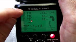 Nikon SB900 Flash MasterCommander Settings [upl. by Rebe]