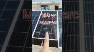 How to Measure solar panel Ampere and voltage  Testing of Zunsolar 165w 180w Solar Panel vkkumar [upl. by Notsae]