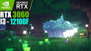 RTX 3060  I3 12100F  MINECRAFT 121 BENCHMARK [upl. by Netty]