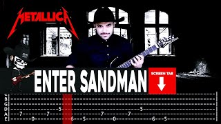 【METALLICA】 Enter Sandman  cover by Masuka  LESSON  GUITAR TAB [upl. by Seiber]