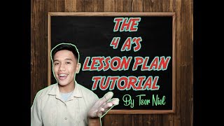 K TO 12 LESSON PLAN TUTORIAL 4 AS LESSON PLAN [upl. by Michella]