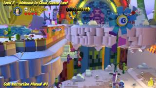 The Lego Movie Videogame Level 6 Cloud Cuckoo Land  FREE PLAY  Pants amp Gold Manuals  HTG [upl. by Epperson119]