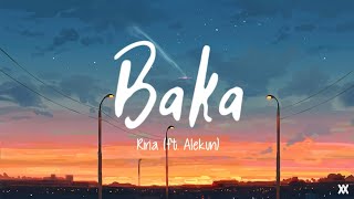 ばーか Baka  Covered by Riria りりあ ft Alekun あれくん Lyrics [upl. by Geiger]