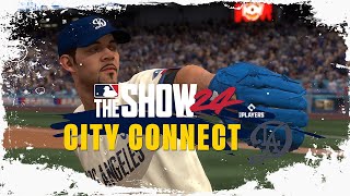 Los Angeles Dodgers City Connect Jerseys in MLB The Show 24 [upl. by Dnamra]