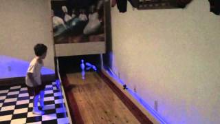 mini basement bowling [upl. by Enneles]