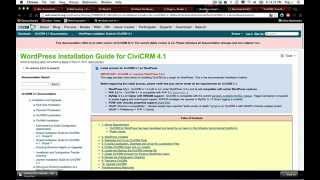 CiviCRM install on Wordpress [upl. by Hally612]