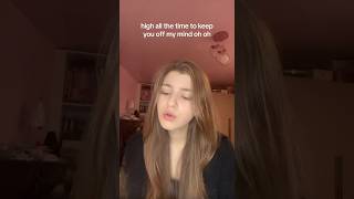 Habits Tove Lo habits tovelo cover singing stayhigh [upl. by Natsirt]