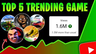 Top 5 Trending Games Low Competition  Grow Your Gaming Channel 2023 [upl. by Ahsilrac]