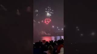 ❤️ Heart shaped fireworks in Aberdeen 2024 🏴󠁧󠁢󠁳󠁣󠁴󠁿🇬🇧 [upl. by Rebane]