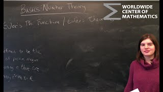 Number Theory Eulers Phi Function  Eulers Theorem [upl. by Epoh]