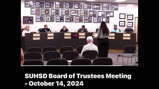 San Ysidro Board Member Candidate Kenia Peraza at the Sweetwater Union High School district [upl. by Staci]