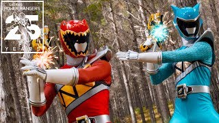 Dino Charge Rangers Working Together  Power Rangers [upl. by Vanderhoek]