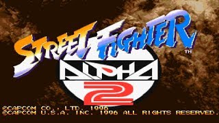 Street Fighter Alpha 2  Longplay  PS1 [upl. by Arodaeht]