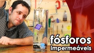 Como fazer fósforos impermeáveis EXPERIÊNCIA [upl. by Boyce]