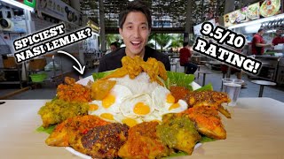 EATING 6KG OF THE SPICIEST Nasi Lemak in Singapore  BEST NASI LEMAK IVE EATEN  AYAM TALIWANG [upl. by Aleron]